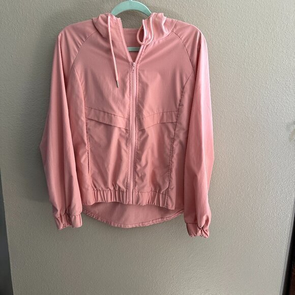Shein Pink‎ Windbreaker Size Large - Picture 1 of 6